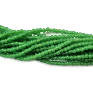 10 Line/Strands each line has 16 inches, 4mm size glass beads, No of pcs in 10 Line, approx 1300~1400 Beads