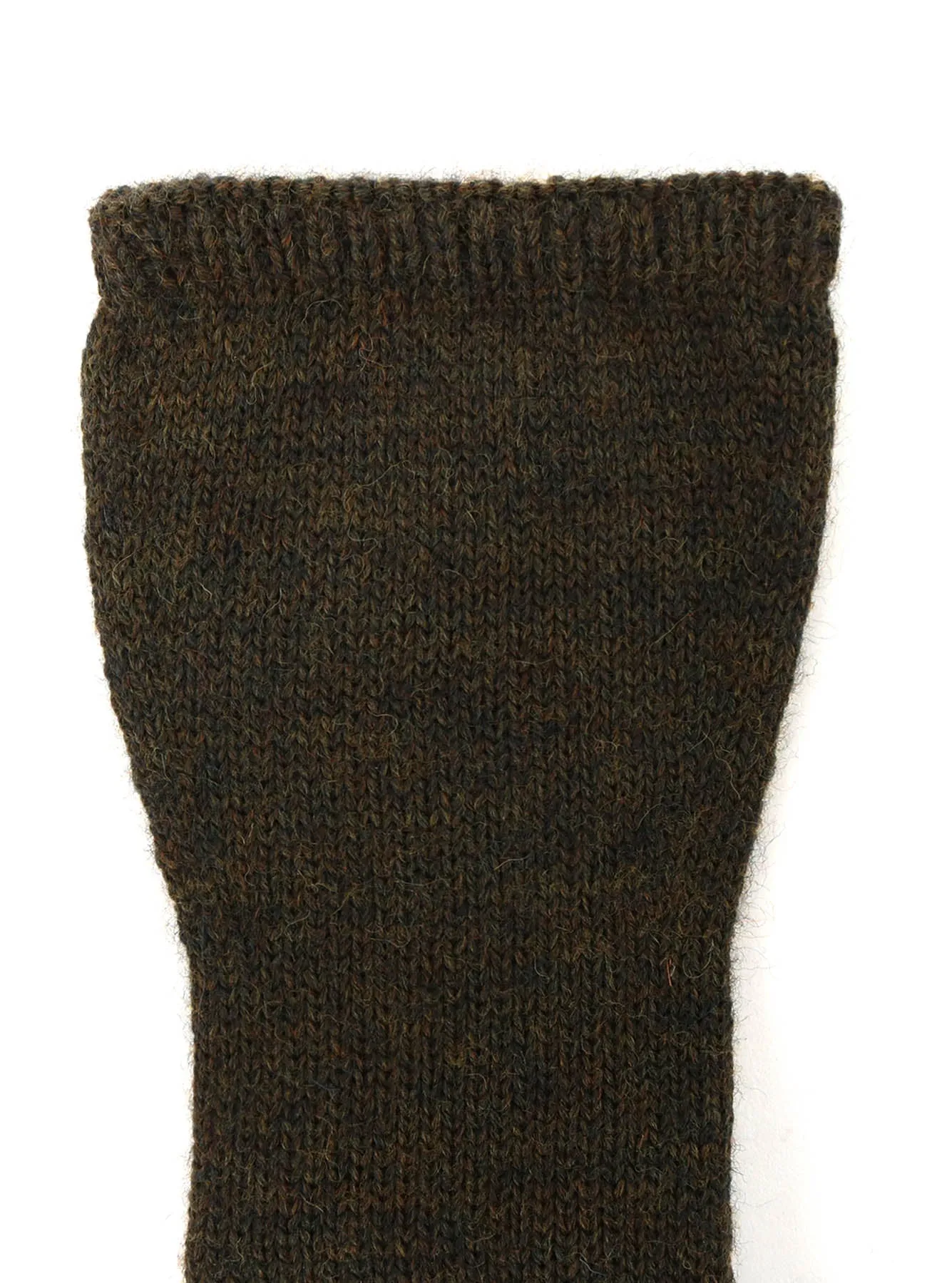 5G/WOOL PANTSLAIN STITCH LONG KNITTED GLOVES