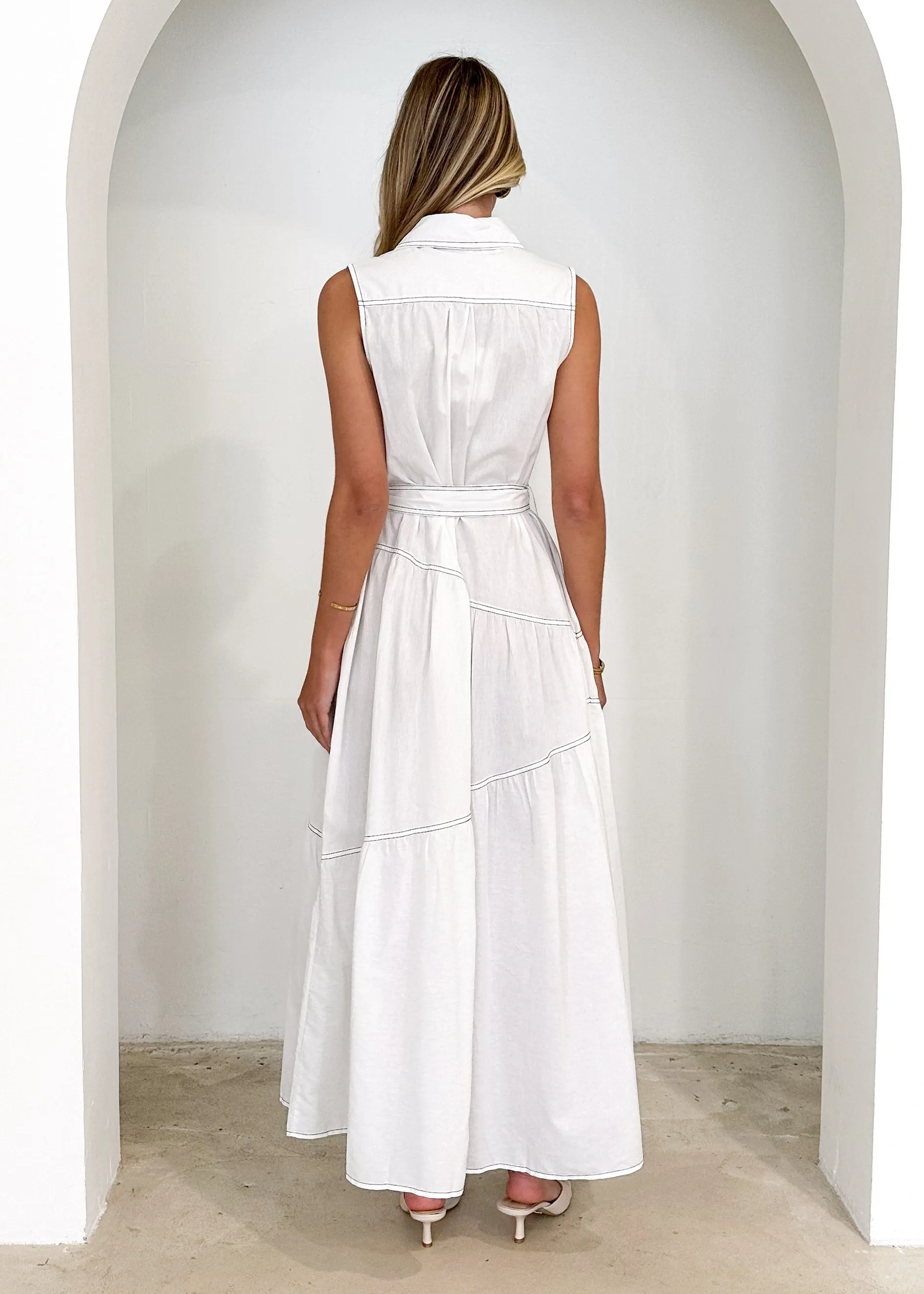 Adoria Maxi Dress - Off White