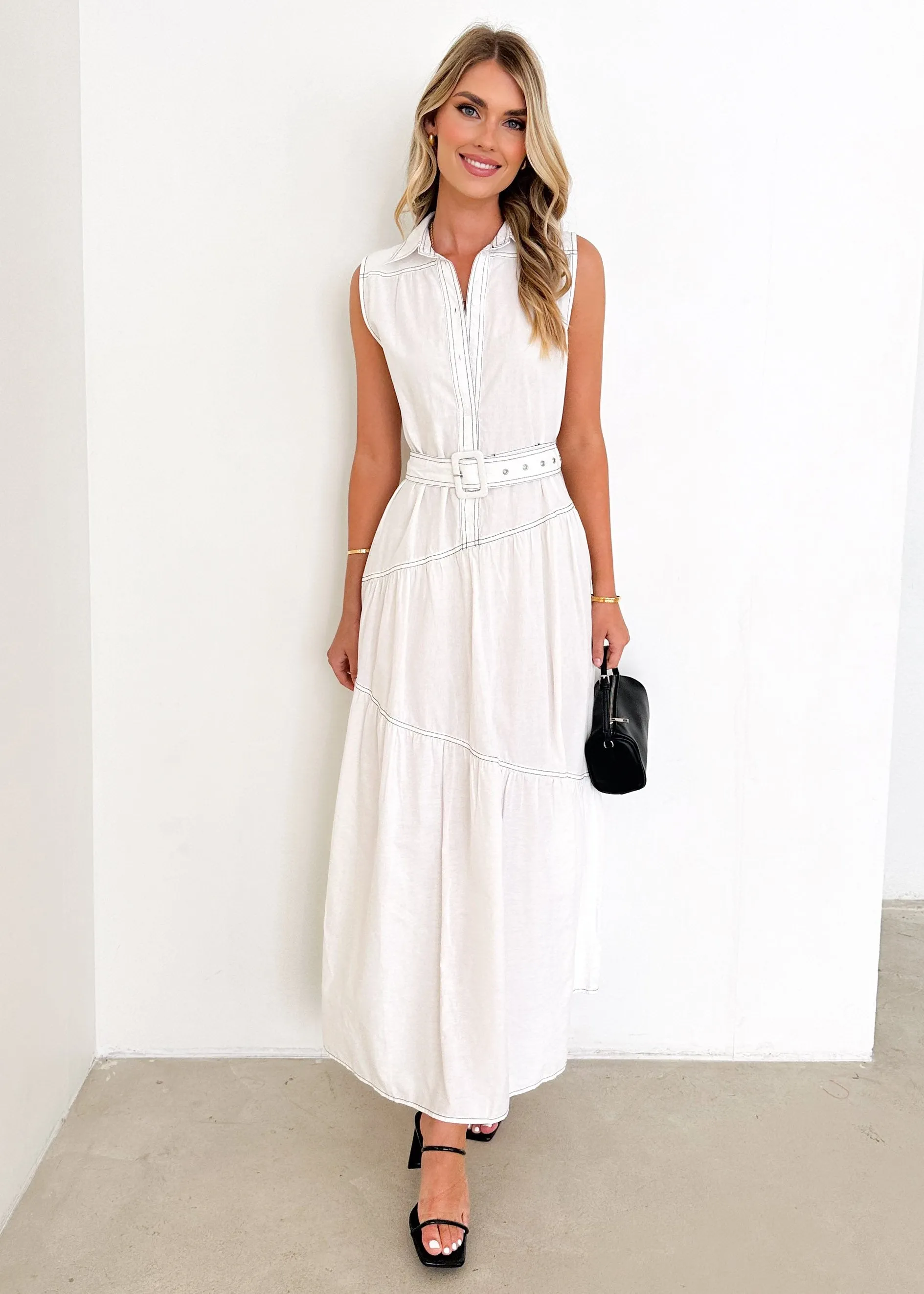 Adoria Maxi Dress - Off White