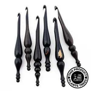 Alpha Series Blackwood Handmade Crochet Hook