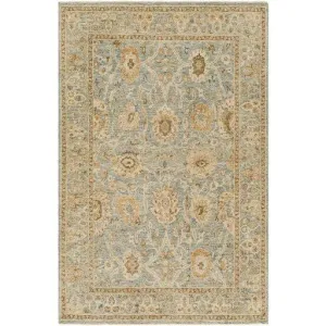 Anatolia Hand Knotted Brown, Sage & Beige Wool Area Rug -  Available in a Variety of Sizes