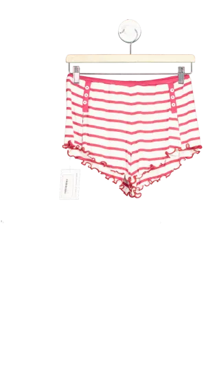 Anthropologie Out From Under Red and White Striped Lounge Shorts Small