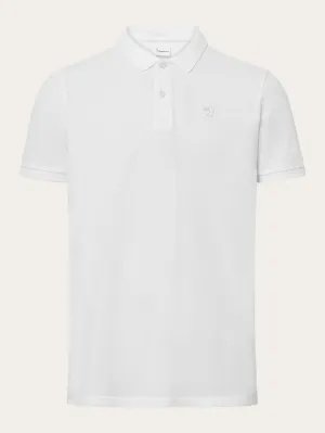 Basic badge polo - Bright White