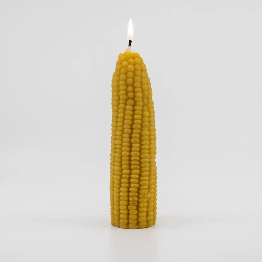 Beeswax Corn Cob Candle