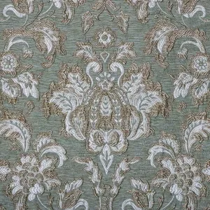 BELLEFLEUR - EMBROIDERY FLOWER THEME JACQUARD UPHOLSTERY FABRIC BY THE YARD