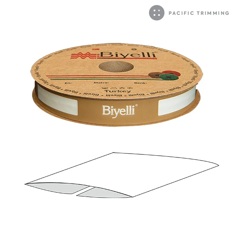 Biyelli 3/4" Satin Bias Tape #02 Ivory