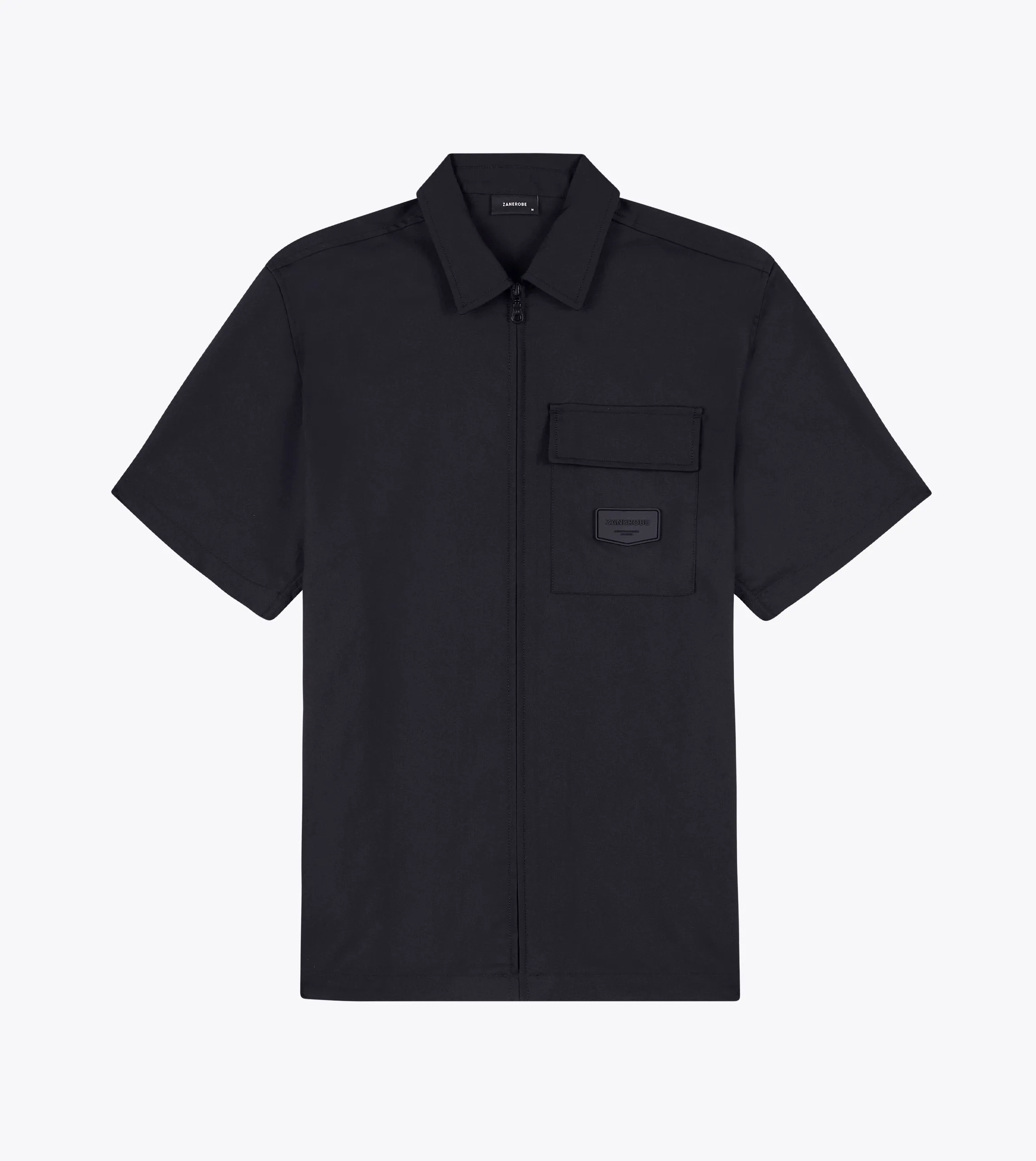 Boxy SS Overshirt Black