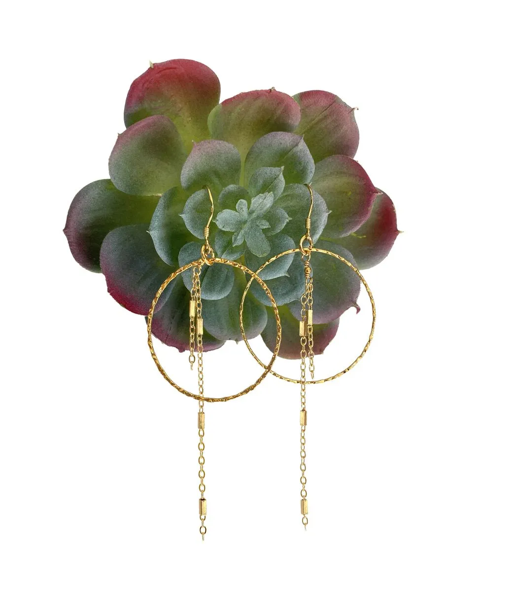 Charlene K Earring With Chain