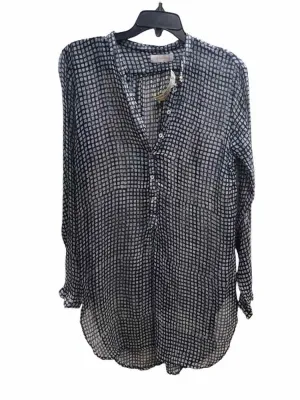 Cloe Cassandro Navy and White Size No Label Shirt