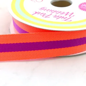 Colorful Stripe Nylon Webbing 1-1/2 inch