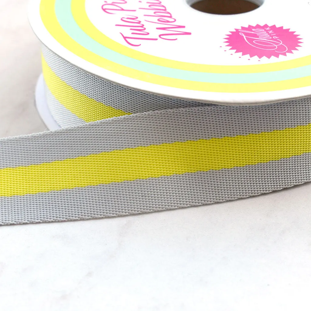 Colorful Stripe Nylon Webbing 1-1/2 inch