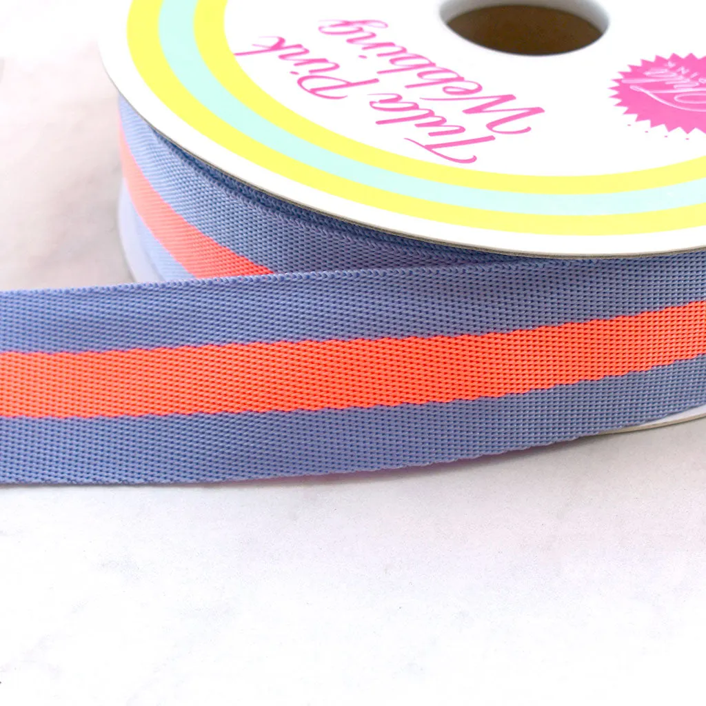 Colorful Stripe Nylon Webbing 1-1/2 inch