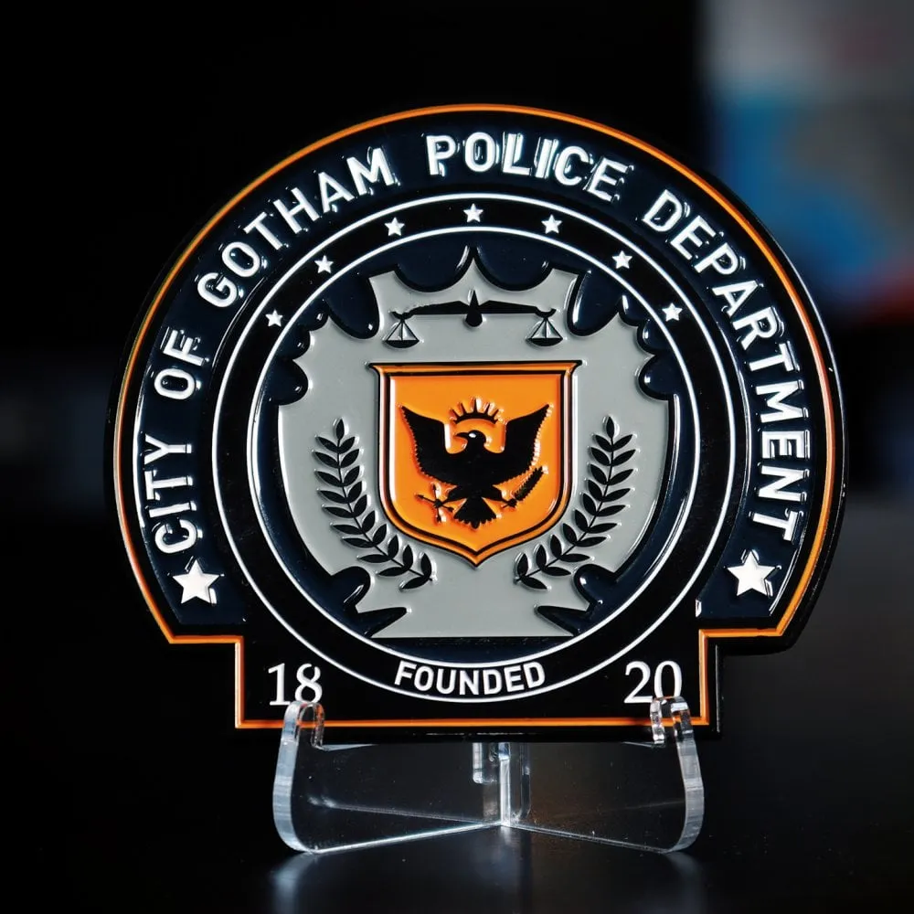 DC Gotham City Police Badge Limited Edition Medallion (5,000 Worldwide) - Fanattik