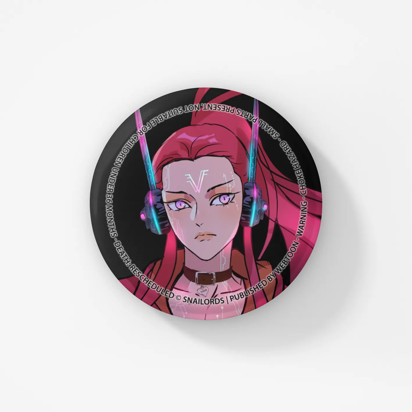 Death Rescheduled Button Badge Set