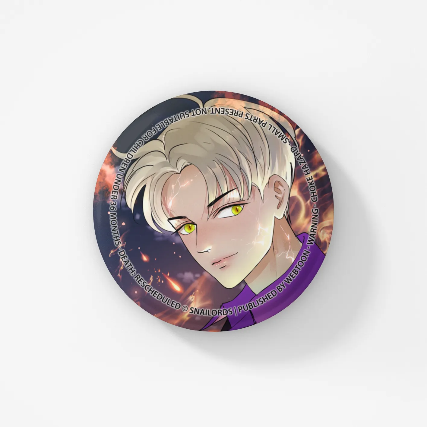 Death Rescheduled Button Badge Set