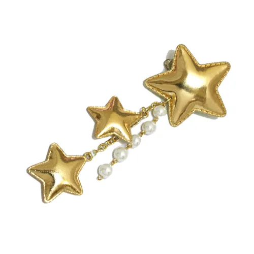 Gold Stars Badge/Hair Accessory