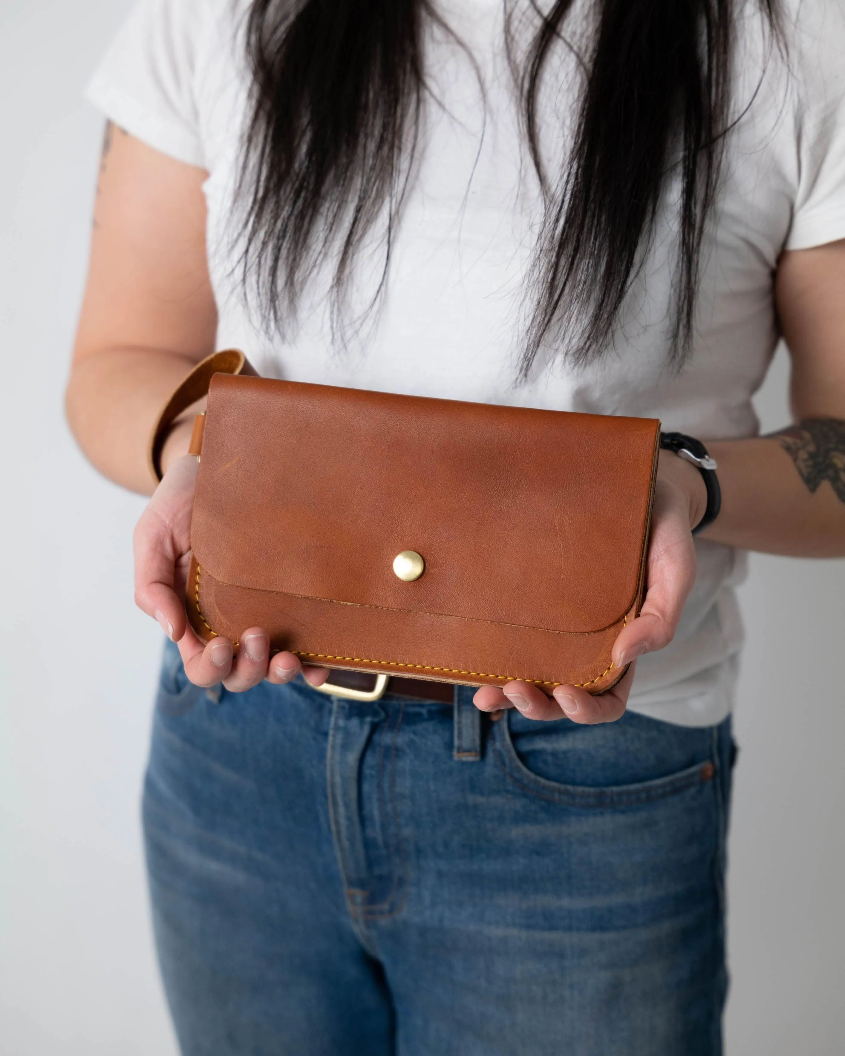 Hickory Wristlet Clutch