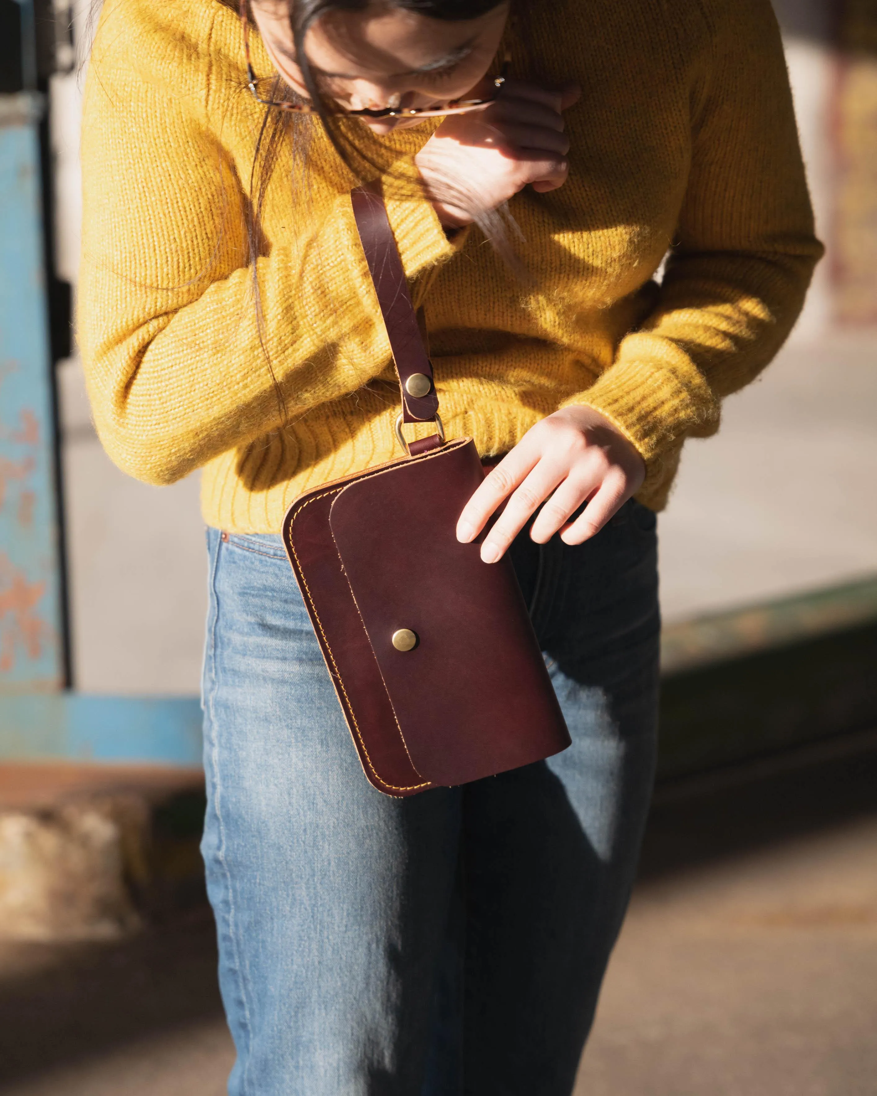 Hickory Wristlet Clutch