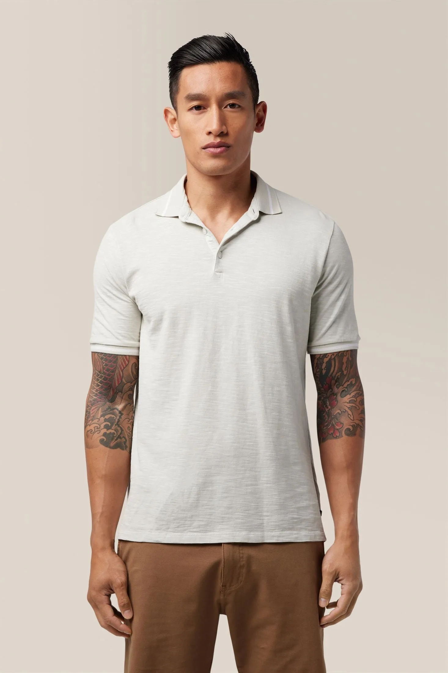 Match Point Polo | Soft Slub Jersey