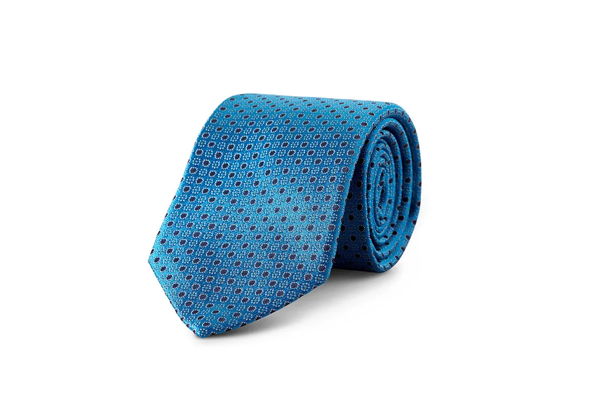 Miracles For Kids Exclusive Silk Jacquard Tie - Blue