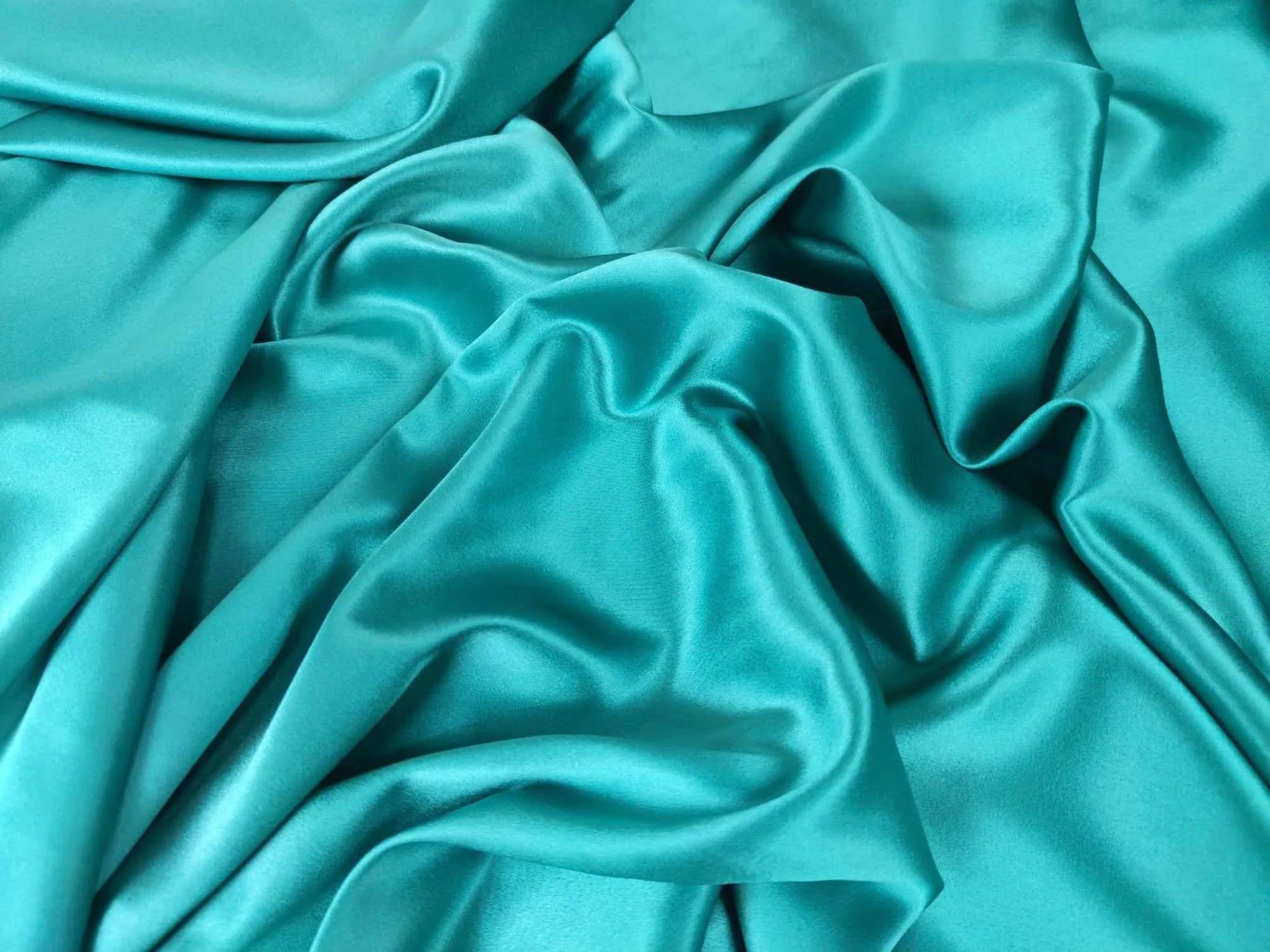 Natural Silk Satin with Elastane - 15 Colors Available