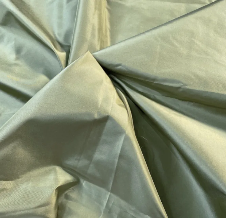 NEW Lady Lisa Designer 100% Silk Taffeta Fabric - Solid Pistachio Green