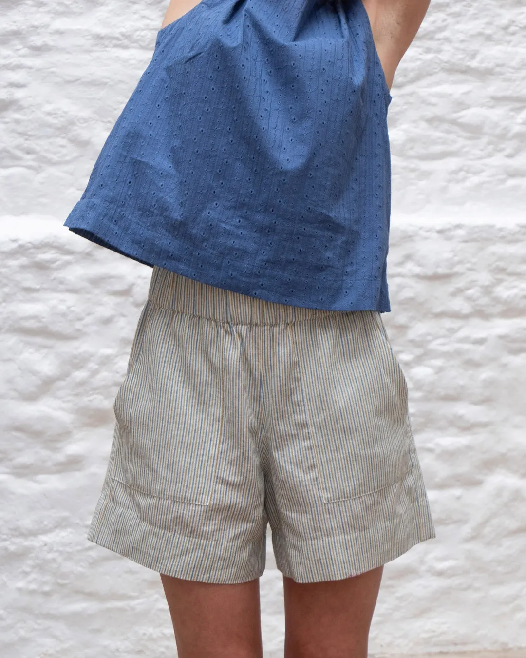 Petra Striped Day Shorts