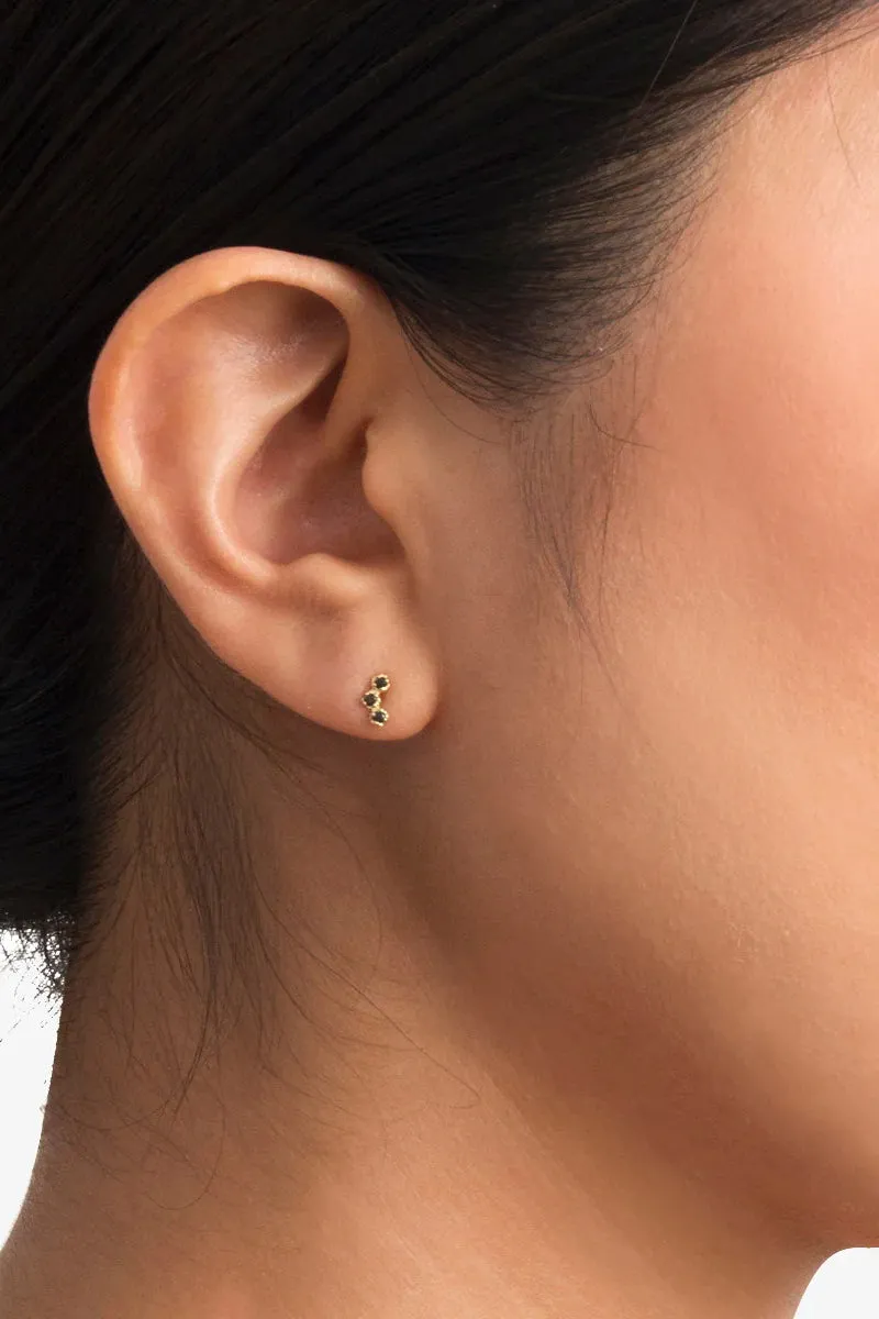 Satomi Kawakita Black Diamond Orion Earrings