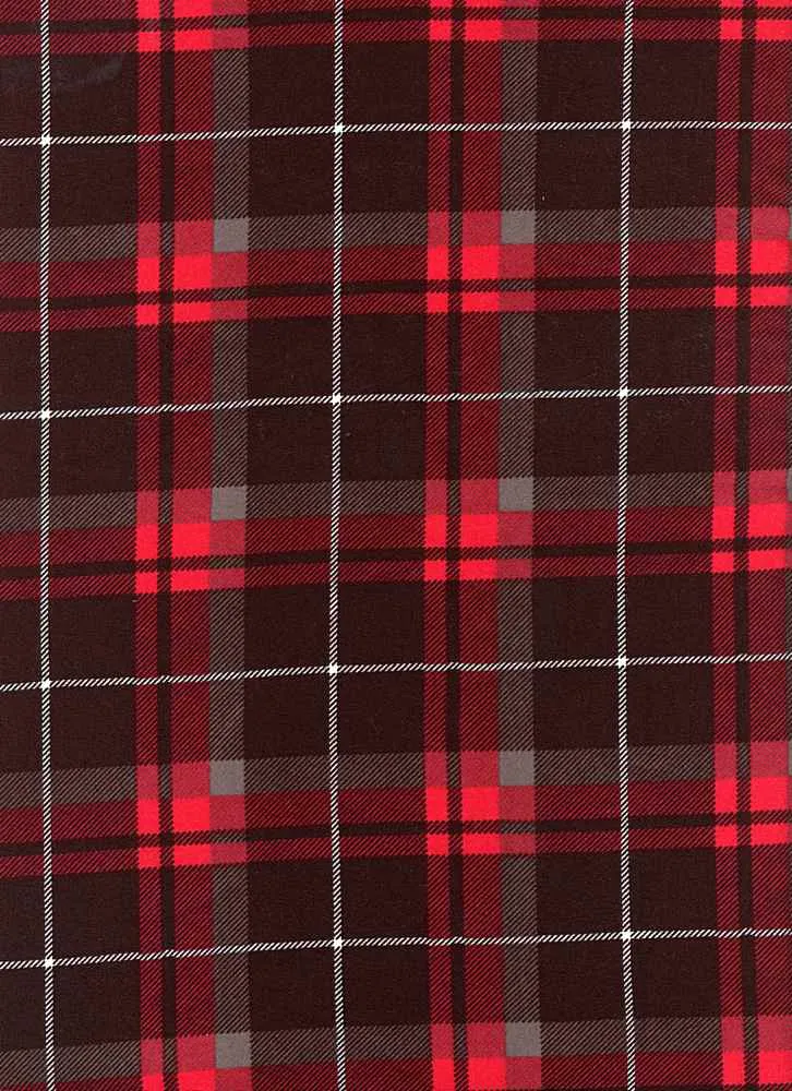 SUPER SOFT POLYESTER SPANDEX DBP / DTY BRUSHED PLAID [NFP190527-009]