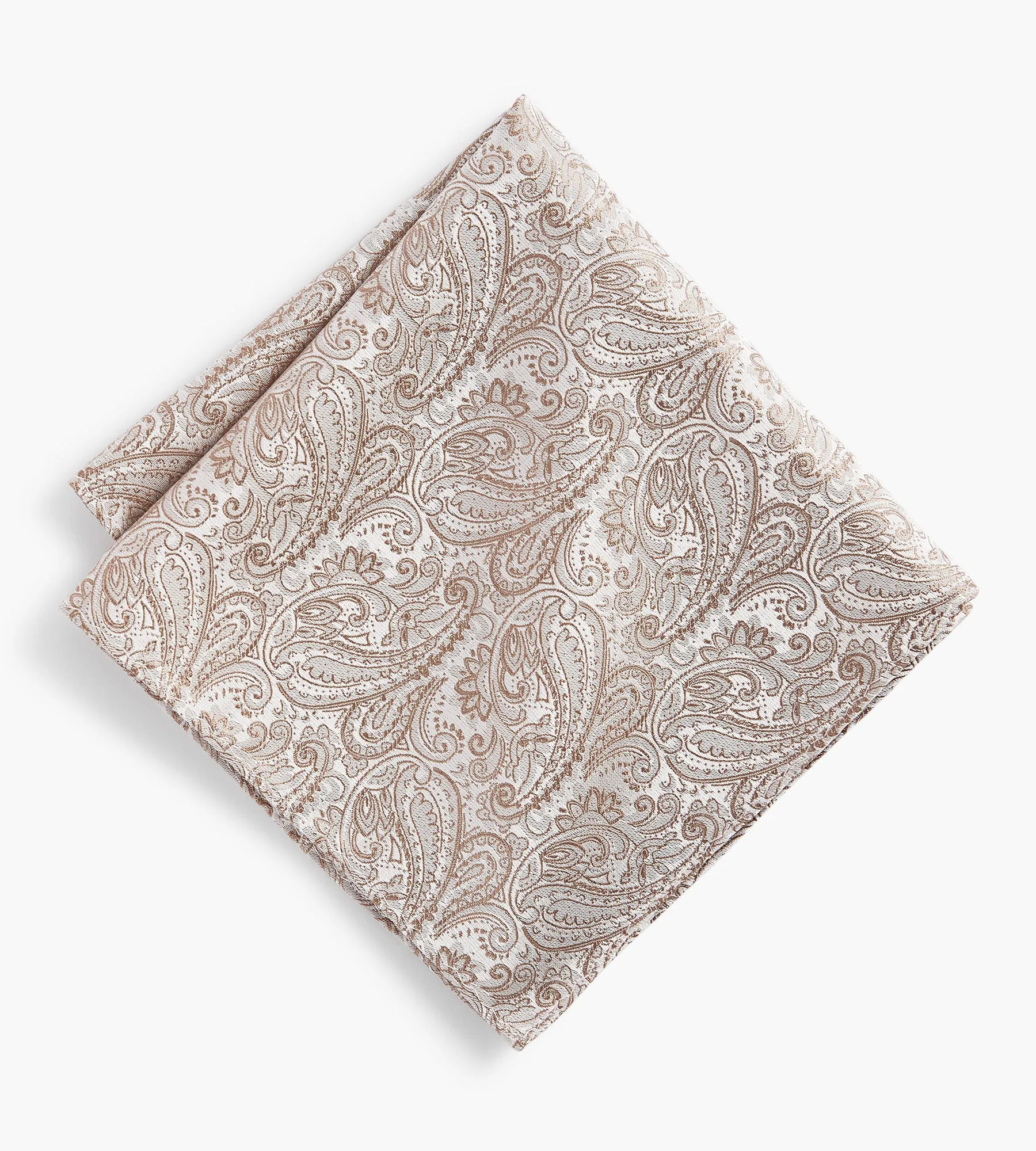 Tonal Paisley Pocket Square