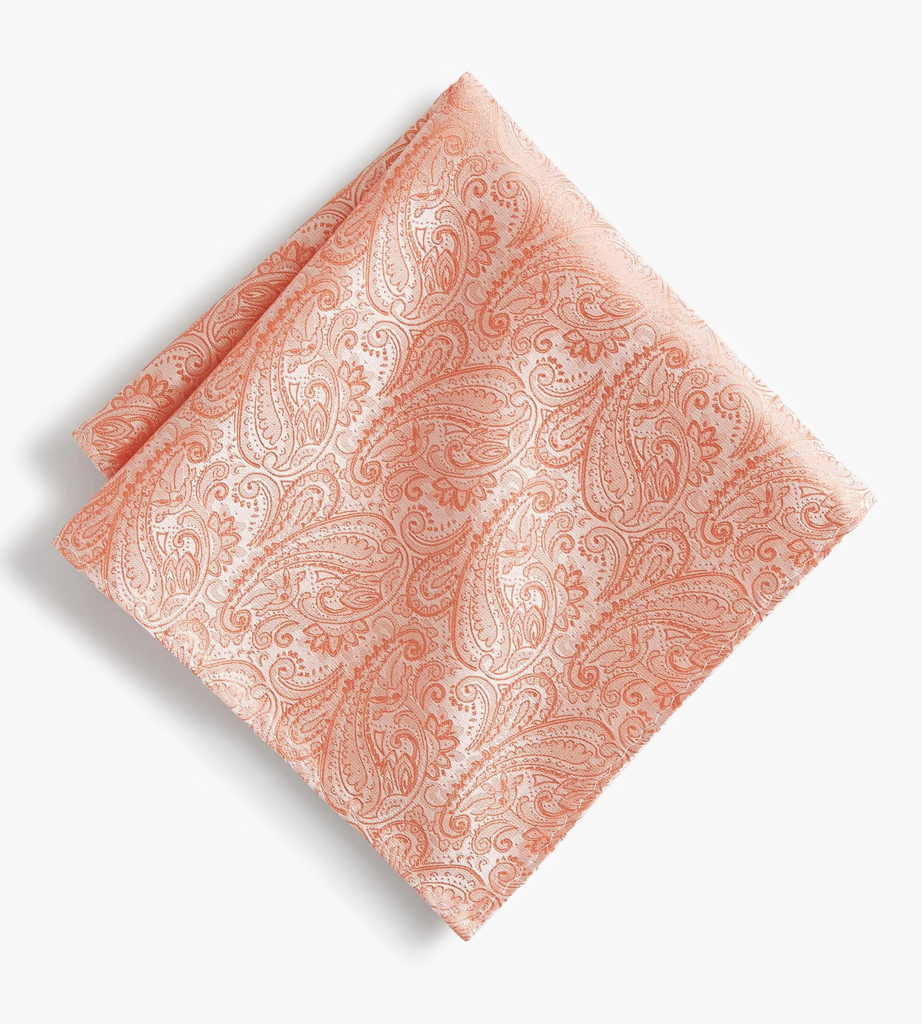 Tonal Paisley Pocket Square