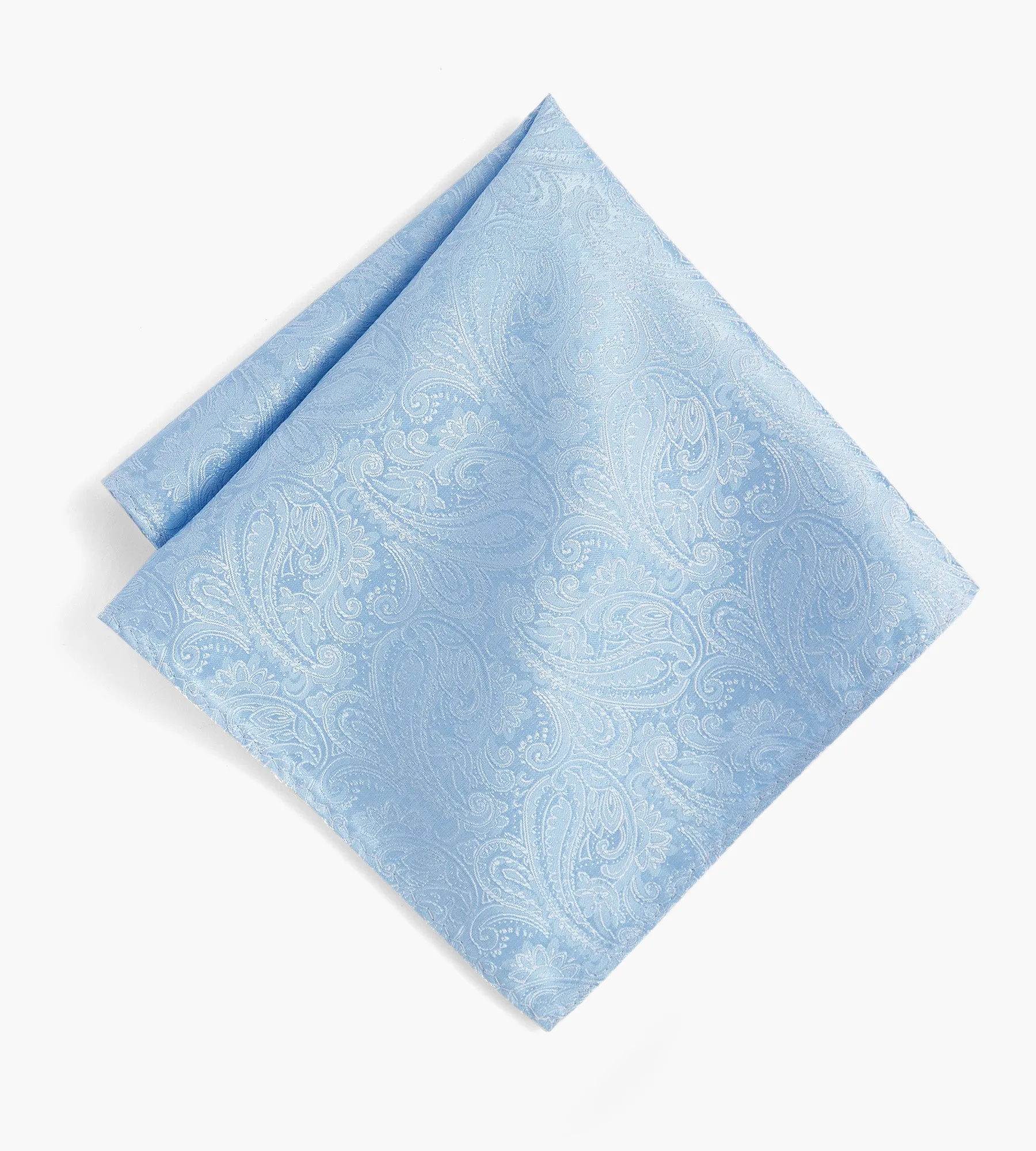 Tonal Paisley Pocket Square