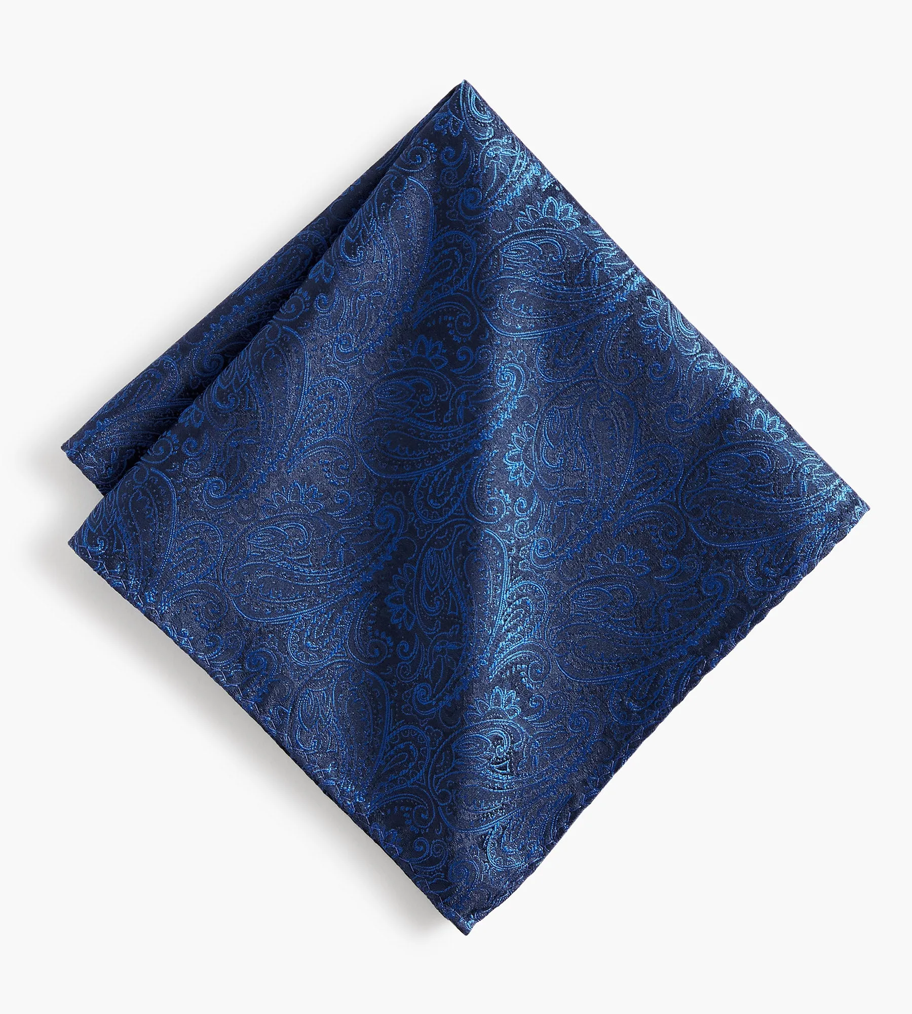 Tonal Paisley Pocket Square