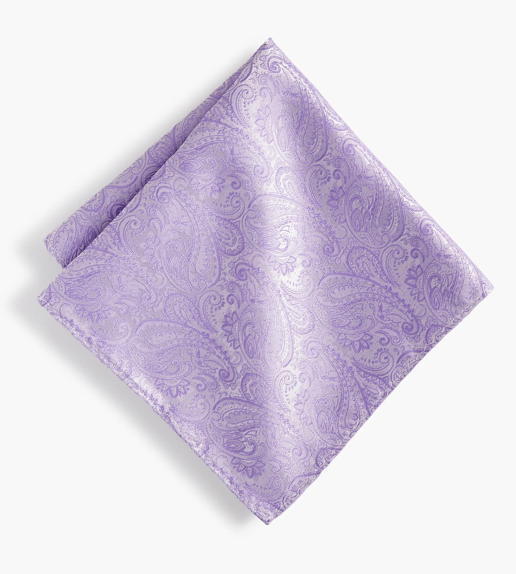 Tonal Paisley Pocket Square