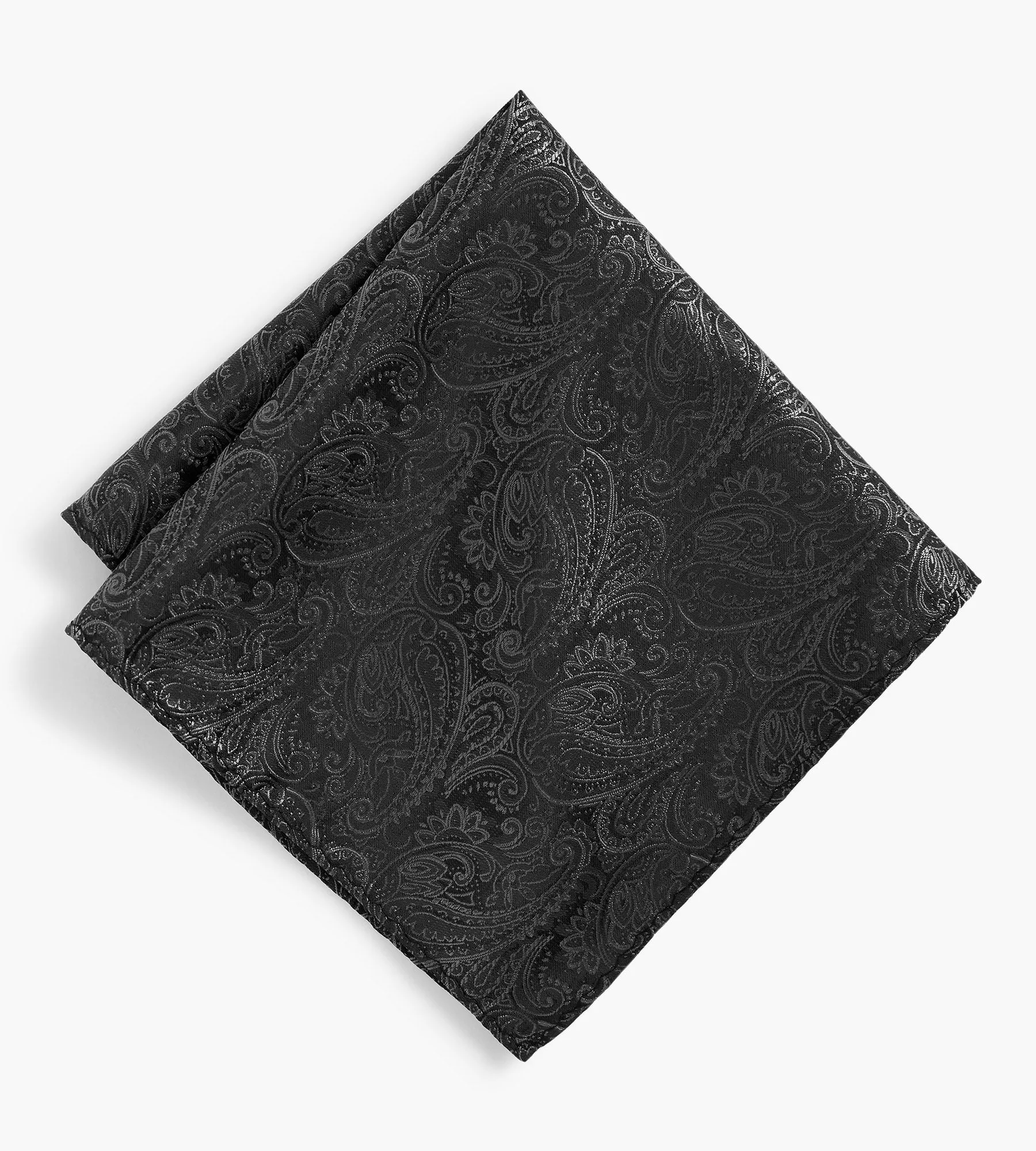 Tonal Paisley Pocket Square