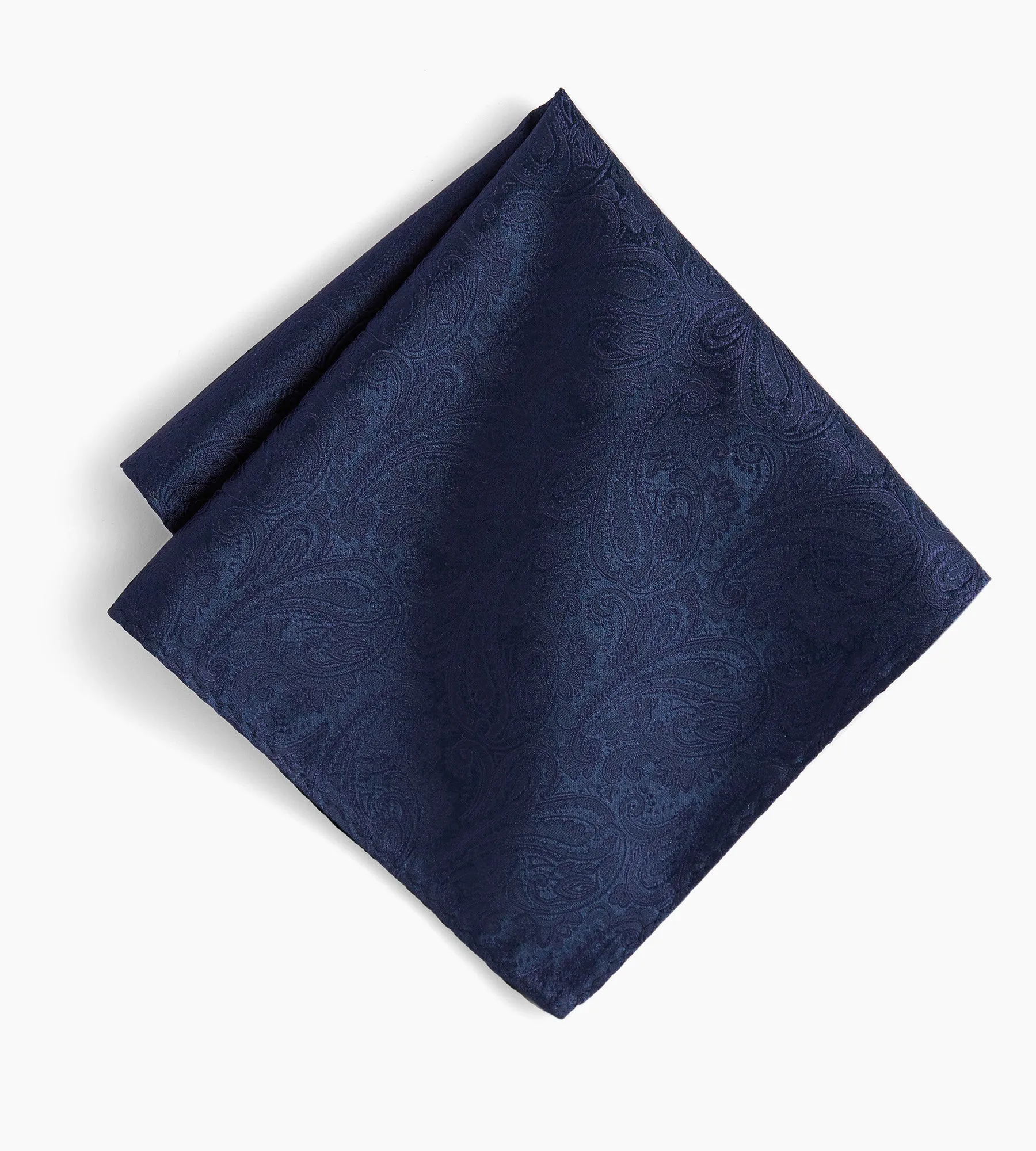 Tonal Paisley Pocket Square