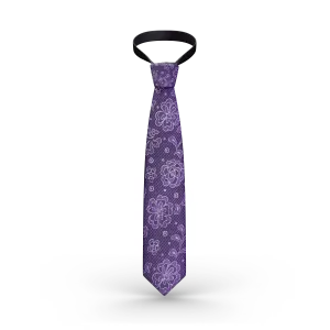 Vercini Light purple Floral tie