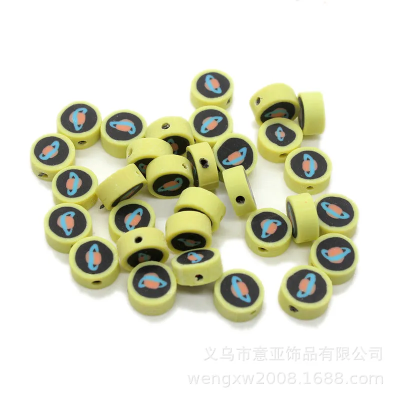 Wholesale 1000pcs/pack Spaceship Soft Pottery Beads