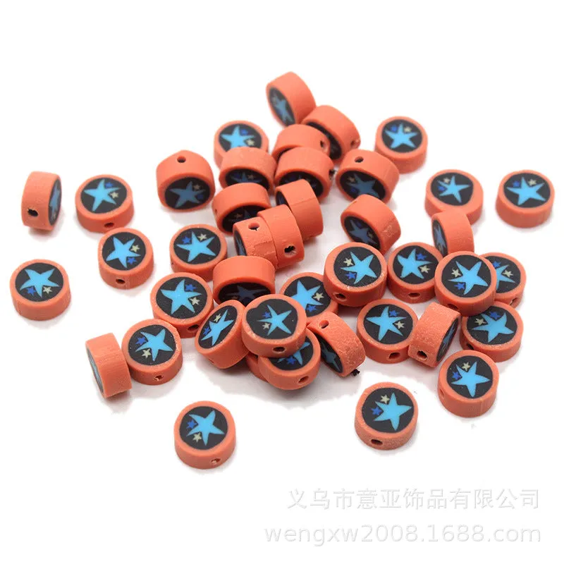 Wholesale 1000pcs/pack Spaceship Soft Pottery Beads